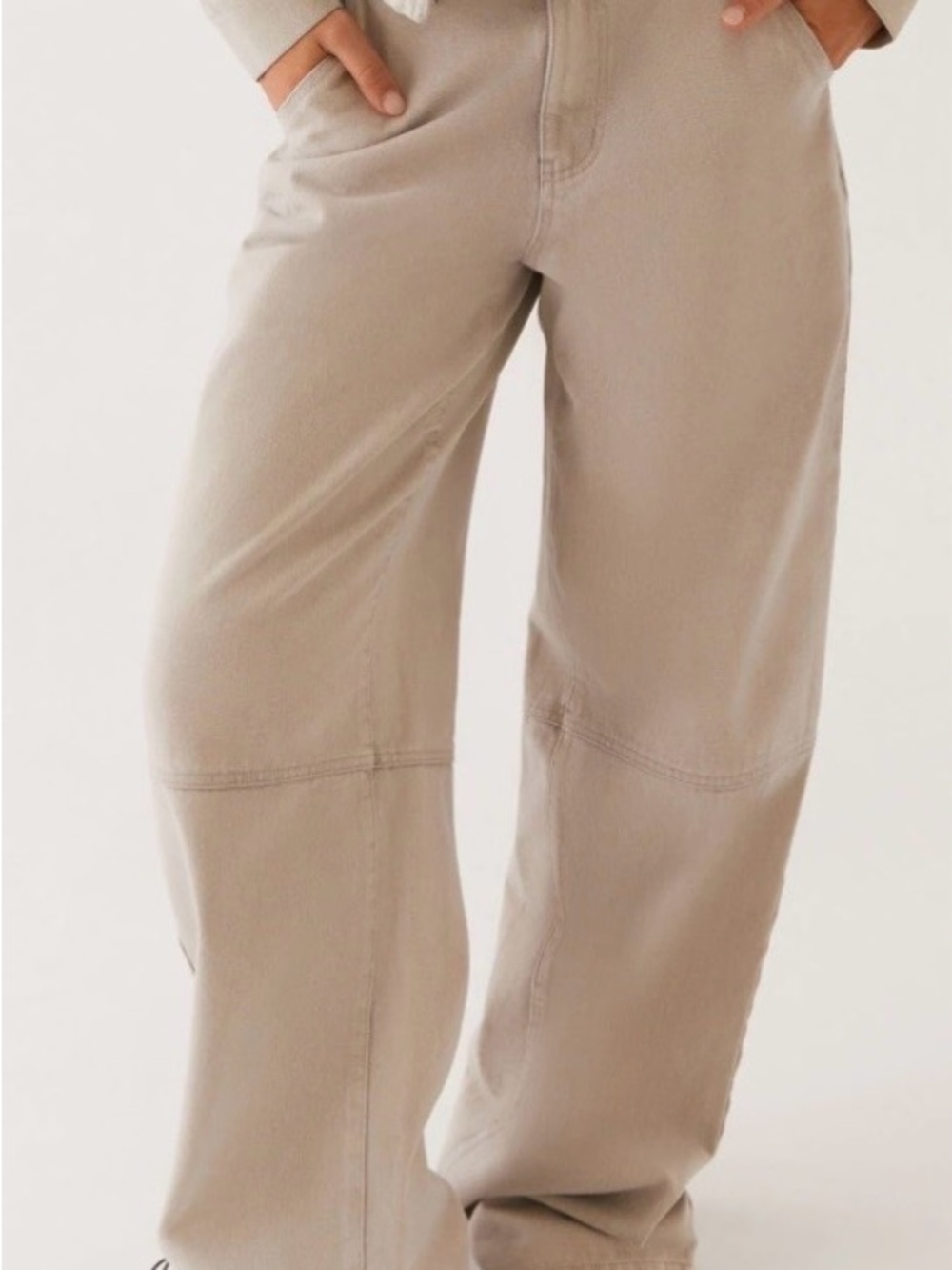 Milani Balloon Denim Jeans - Grey